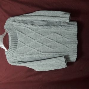 Steve Madden Sweater Size S Gray Cable Knit BB Dakota  Boat Neck …